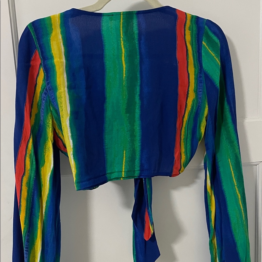 Forever 21 Multicolor Striped Blouse - Picture 2 of 2